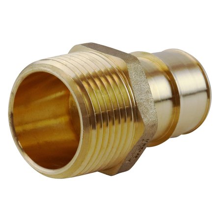APOLLO EXPANSION PEX 1 in. Brass PEX-A Expansion Barb x 1 in. MNPT Male Adapter EPXMA11